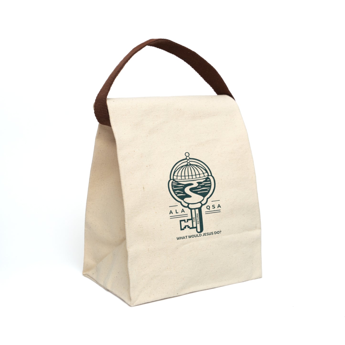 Canvas Lunch Bag With Strap