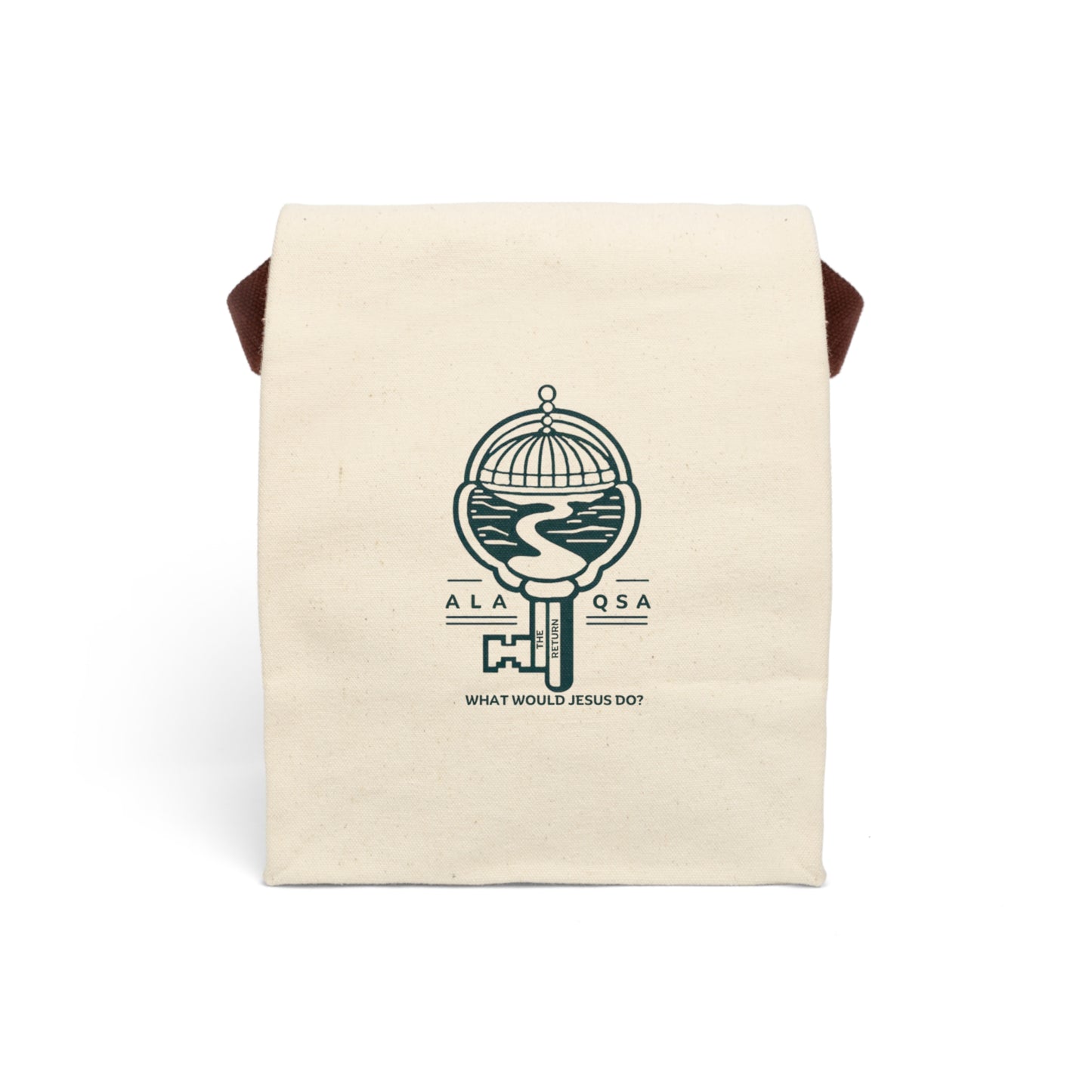 Canvas Lunch Bag With Strap